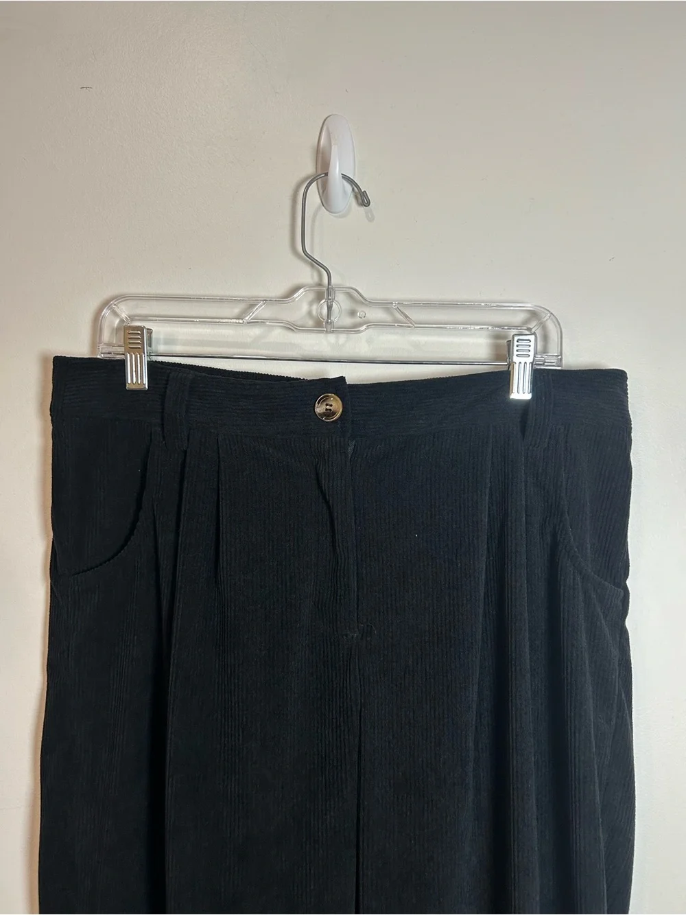 HALARA corduroy pleated